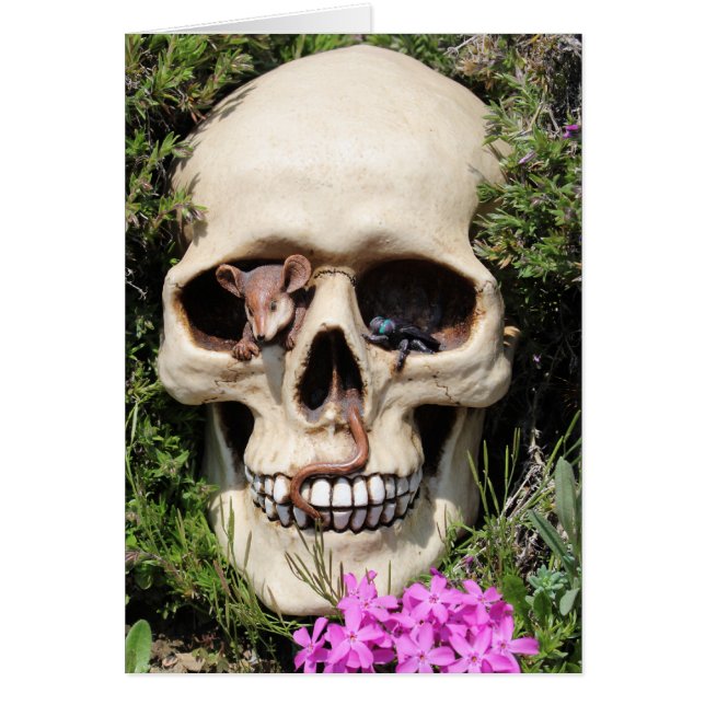 Totenkopf - Gothic / Karte (Vorne)