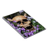 Totenkopf Gothic / Notebook Notizblock (Rechte Seite)