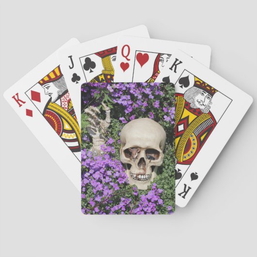 Totenkopf - Gothic Spielkarten (Rückseite)