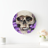 Totenkopf - Gothic / Wanduhr (Zuhause)