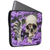 Totenkopf - Gotik / Gerätehülle Laptopschutzhülle (Vorne Rechts)