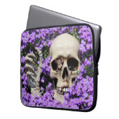 Totenkopf - Gotik / Gerätehülle Laptopschutzhülle (Vorderseite Links)