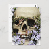 Totenkopf - Gotik / Postkarte (Vorne/Hinten)