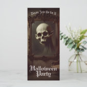 Totenkopf in einem geisterhaften Gemälde Halloween (Stehend Vorderseite)