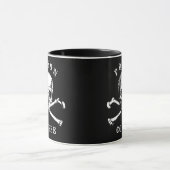 Totenkopf & Knochen Giftkaffee Tasse (Zentrum)