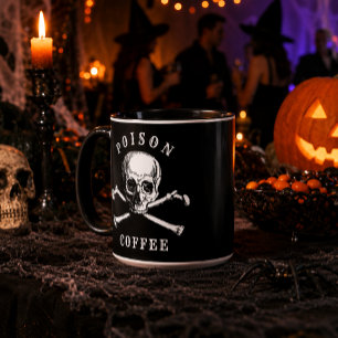 Totenkopf & Knochen Giftkaffee Tasse