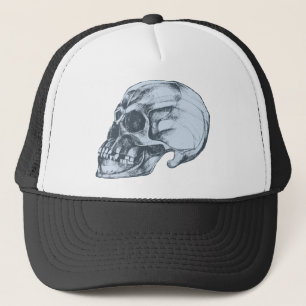 Totenkopf & Knochen Halloween Truckerkappe