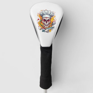 Totenkopf-Koch-Wahnsinn � Lustiges Kochen Skelett Golf Headcover