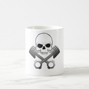 Totenkopf & Kolben Tasse