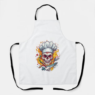 Totenkopf-Küchenmeister Schürze