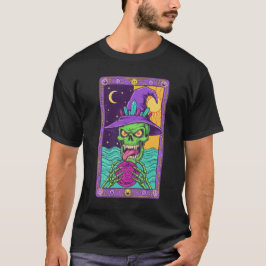 Totenkopf-Magier-Graffiti-Fantasy-Streetwear-T-Shi T-Shirt