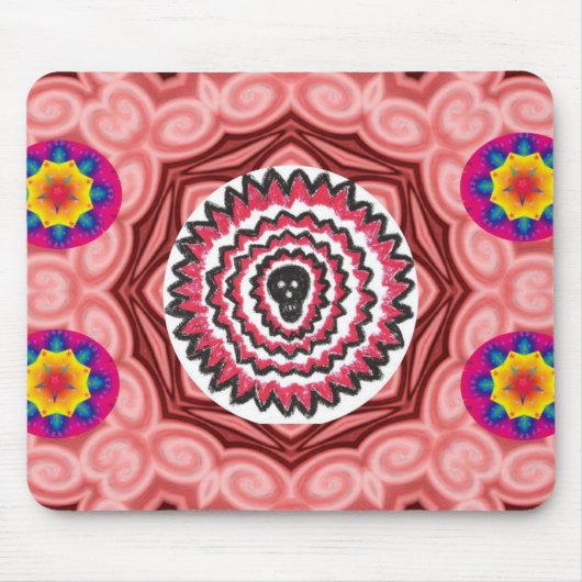 Totenkopf-Mauspad Mousepad (Vorne)