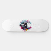 Totenkopf-Meme Skateboard (Horizontal)