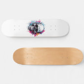 Totenkopf-Meme Skateboard (Horizontal)