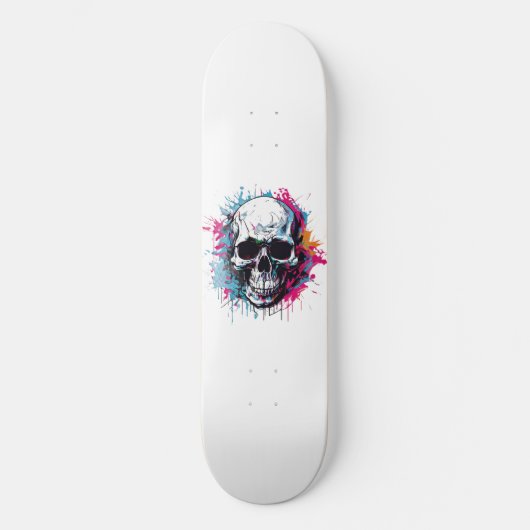 Totenkopf-Meme Skateboard (Vorderseite)