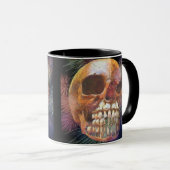 Totenkopf mit Feuerwerk Tasse (VorderseiteRechts)