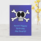 Totenkopf mit gekreuzter karte (Gelbe Blume)