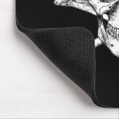 Totenkopf mit gekreuzter Knochen Mousepad (Ecke)