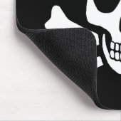 Totenkopf mit gekreuzter Knochen Mousepad (Ecke)