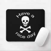 Totenkopf mit gekreuzter Knochen Mousepad (Mit Mouse)