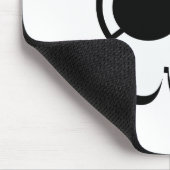 Totenkopf mit gekreuzter Knochen Mousepad (Ecke)
