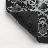 Totenkopf mit gekreuzter Knochen Mousepad (Ecke)