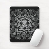 Totenkopf mit gekreuzter Knochen Mousepad (Mit Mouse)
