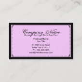 Totenkopf mit gekreuzter Knochenkultiviertheiten Visitenkarte (Rückseite)