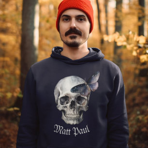 Totenkopf-Motte Hoodie