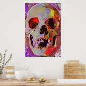 Totenkopf Poster (Küche)