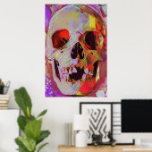Totenkopf Poster (Heimbüro)
