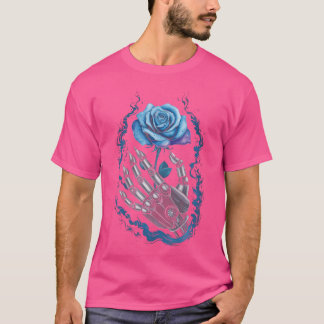 Totenkopf-Punk-Rock-Alternative Coole Kunst Kantig T-Shirt