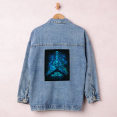 Totenkopf-Rock-Vibes Jeansjacke (Hangar)