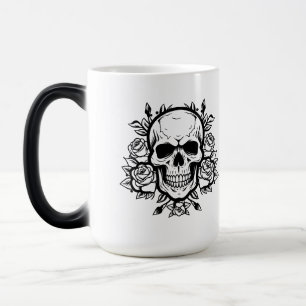 Totenkopf & Rosen Verwandlungstasse