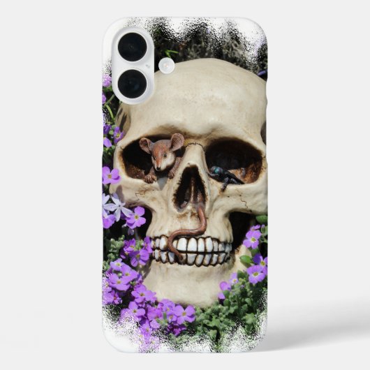 Totenkopf Schädel - Gothic / iPhone Hüllen (Rückseite)