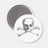 Totenkopf Schädel Magnet (Vorderseite/Rückseite)
