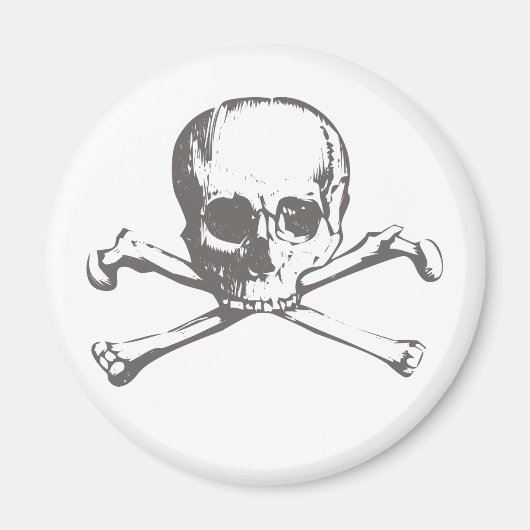 Totenkopf Schädel Magnet (Vorne)