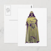 Totenkopf Schädel Mönch Schädelmönch Postkarte (Vorne/Hinten)