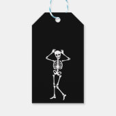 Totenkopf-Skelett - Böse bis auf die Knochen 2. Ge Geschenkanhänger (Rückseite)