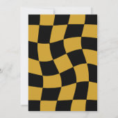 Totenkopf Skelett Schlecht bis auf die Knochen 2. Einladung (Rückseite)