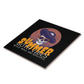 Totenkopf-Sommerhut Fliese (Seite)