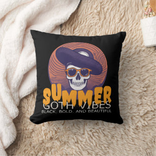 Totenkopf Sommerhut Kissen