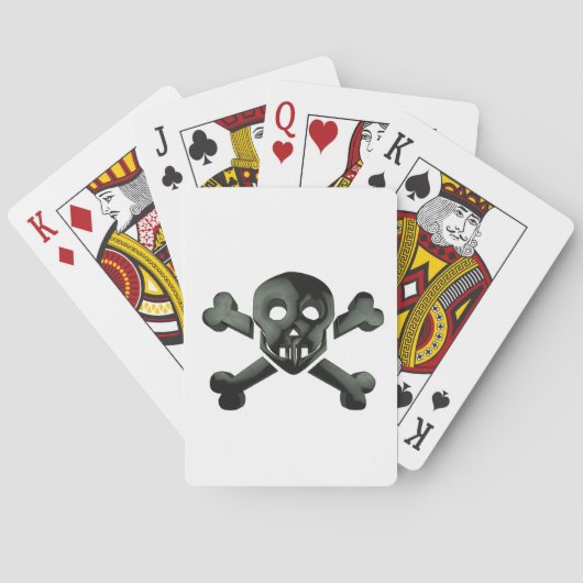 Totenkopf Spielkarten (Rückseite)