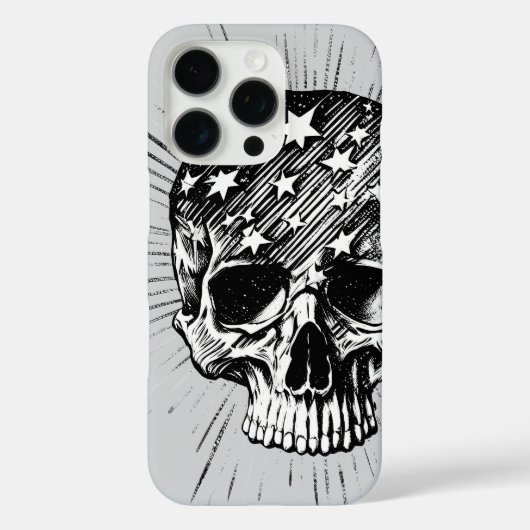 Totenkopf & Sterne II Case-Mate iPhone Hülle (Rückseite)