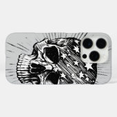 Totenkopf & Sterne II Case-Mate iPhone Hülle (Rückseite (Horizontal))