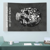 Totenkopf & Sterne III Banner (Messe)