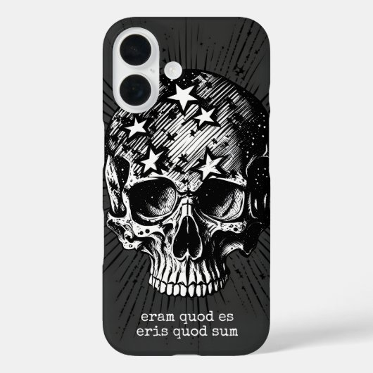Totenkopf & Sterne III Case-Mate iPhone Hülle (Rückseite)