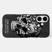 Totenkopf & Sterne III Case-Mate iPhone Hülle (Rückseite (Horizontal))