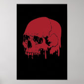 Totenkopf Streetart Graffiti Sprühkunst Poster (Vorne)
