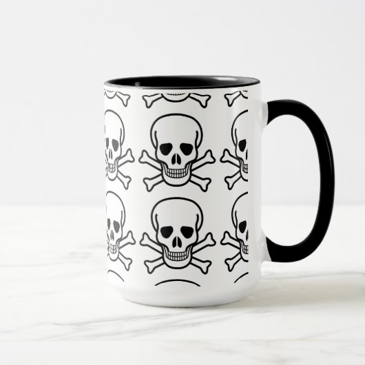 Totenkopf Tasse (Rechts)